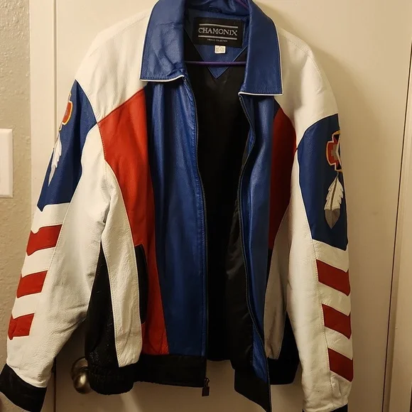 Native in USA Leather Jacket XL